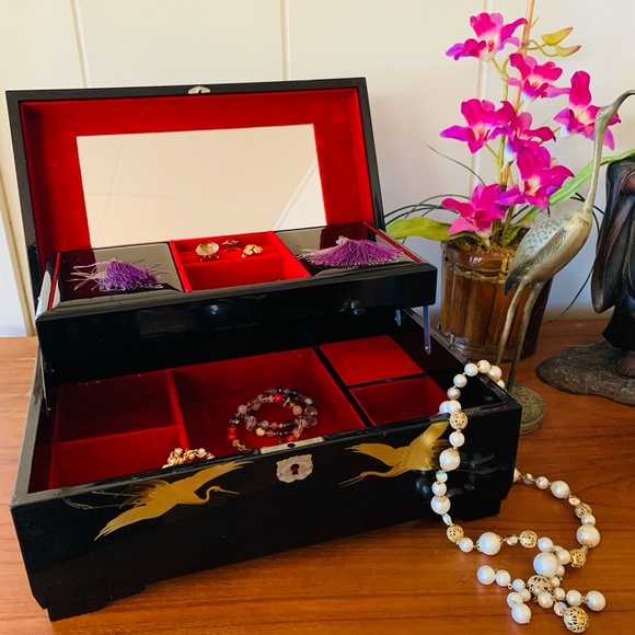 VTG Japanese Music Jewelry Box